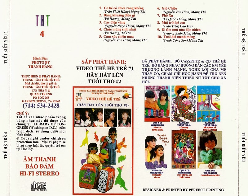 Thế Hệ Trẻ CD004 - Tuổi Biết Yêu