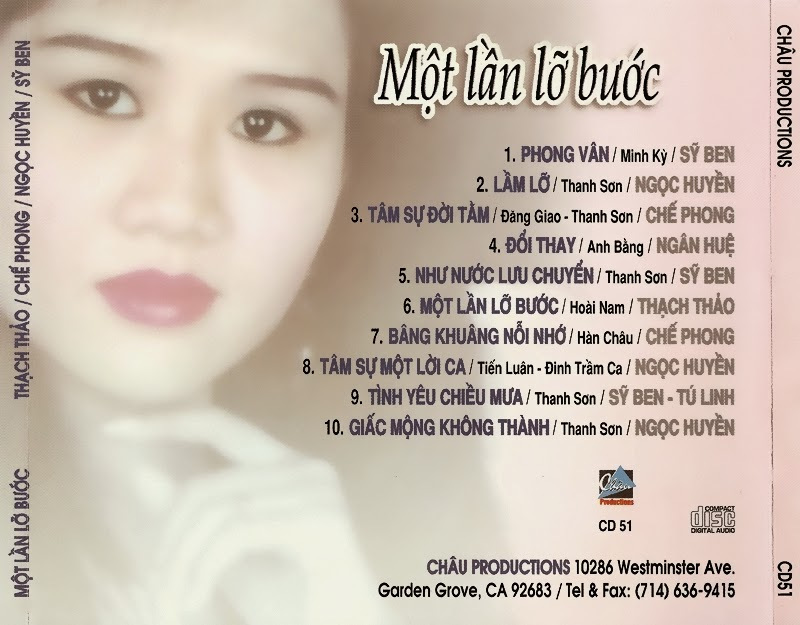 Châu CD051 - Một Lần Lỡ Bước