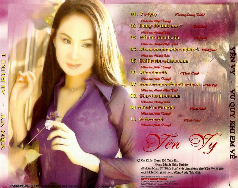 Yên Vy CD01 - Vu Quy Khi Em Về