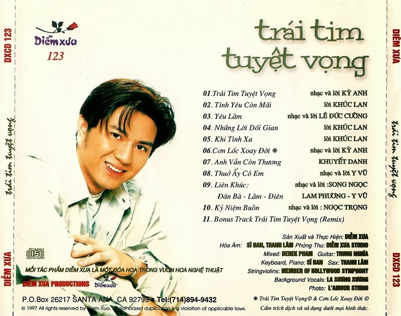 Diễm Xưa CD123 - Kỳ Anh - Trái Tim Tuyệt Vọng