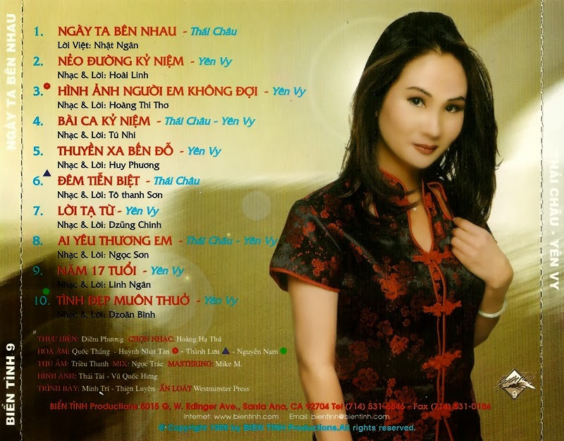 Biển Tình CD009 - Thái Châu, Yên Vy - Ngày Ta Bên Nhau