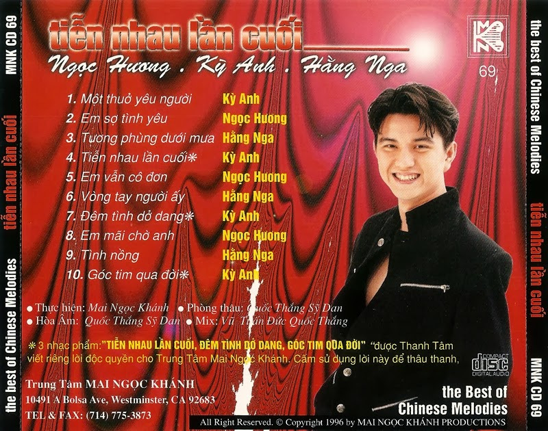 Mai Ngọc Khánh CD069 - Tiễn Nhau Lần Cuối