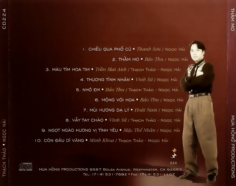 Mưa Hồng CD224 - Ngọc Hải, Thạch Thảo - Thầm Mơ
