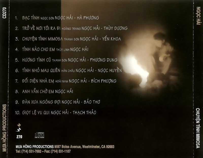 Mưa Hồng CD270 - Ngọc Hải - Chuyện Tình Mimosa