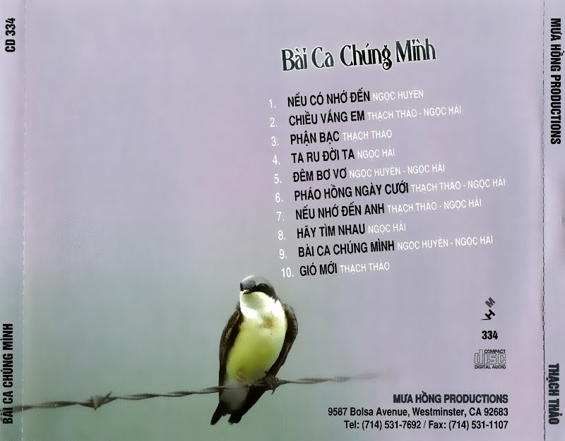 Mưa Hồng CD334 - Bài Ca Chúng Mình
