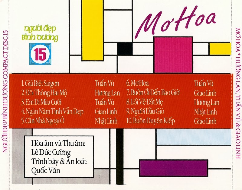 Người Đẹp Bình Dương CD015 - Mơ Hoa