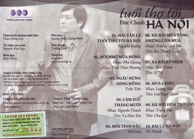 Thăng Long CD - Đức Chính - Tuổi Thơ Tôi Hà Nội