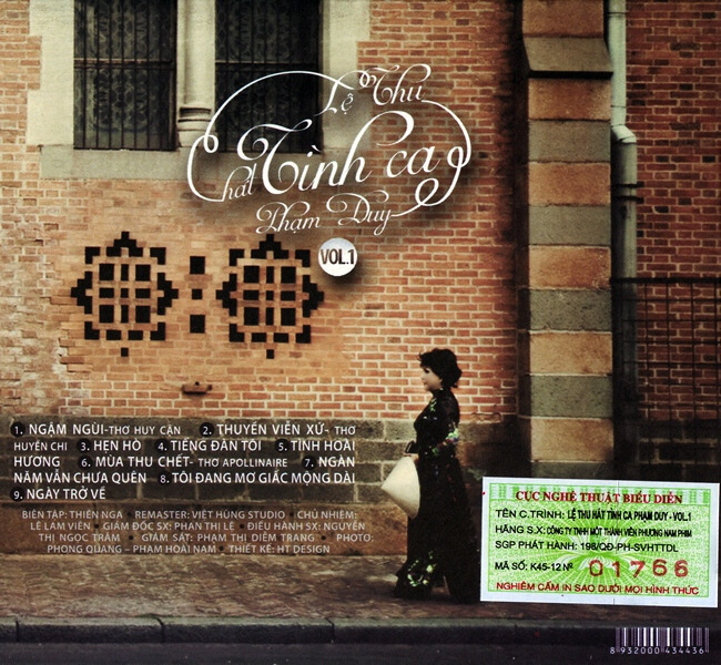 Phương Nam CD - Lệ Thu Hát Tình Ca Phạm Duy