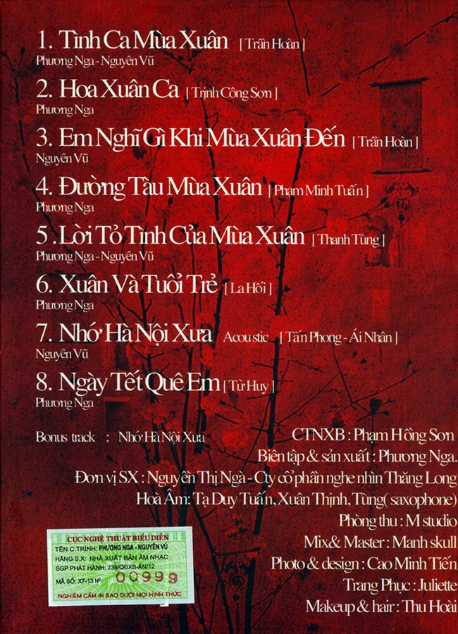 Dihavina CD - Phương Nga, Nguyên Vũ - Hoa & Nhạc