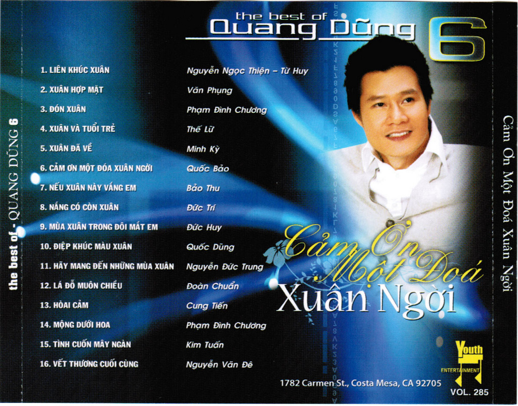 Cám Ơn Một Đóa Xuân Ngời - Quang Dũng (Youth CD285)