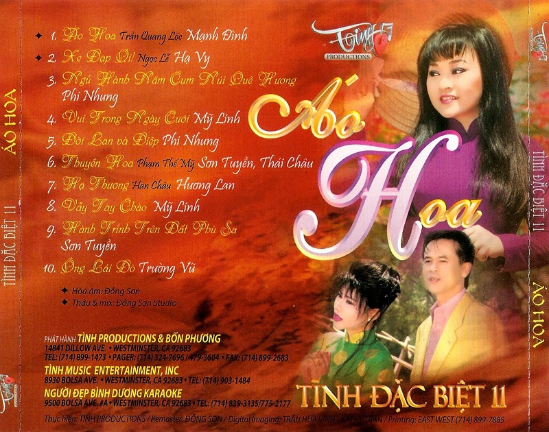 Tình Đặc Biệt CD011 - Áo Hoa