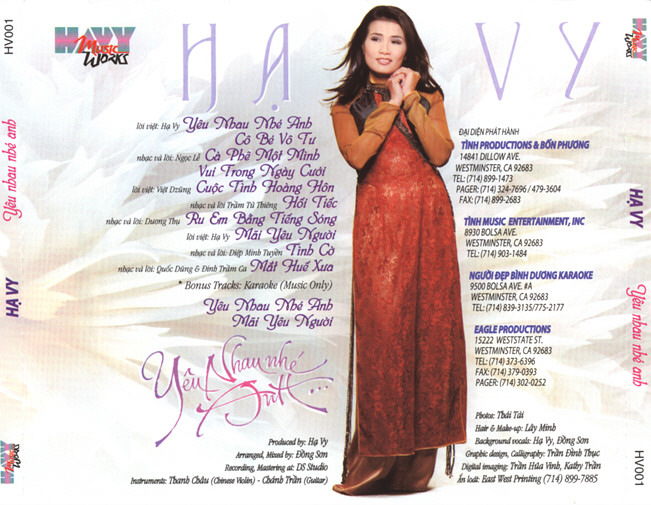 Yêu Nhau Nhé Anh - Hạ Vy (Hạ Vy CD001)