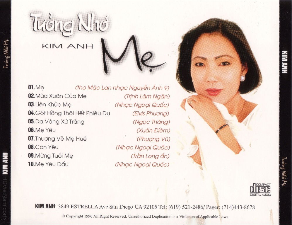 Tưởng Nhớ Mẹ - Kim Anh