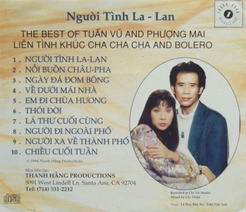 Thanh Hằng CD - Liên Khúc Người Tình La Lan - Tuấn Vũ, Phượng Mai