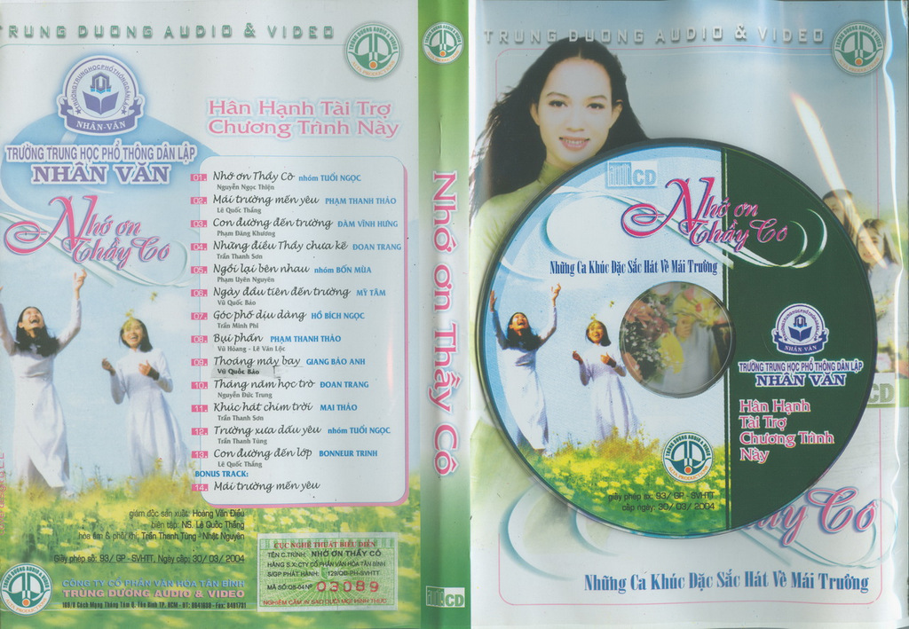 Trùng Dương CD - Nhớ Ơn Thầy Cô