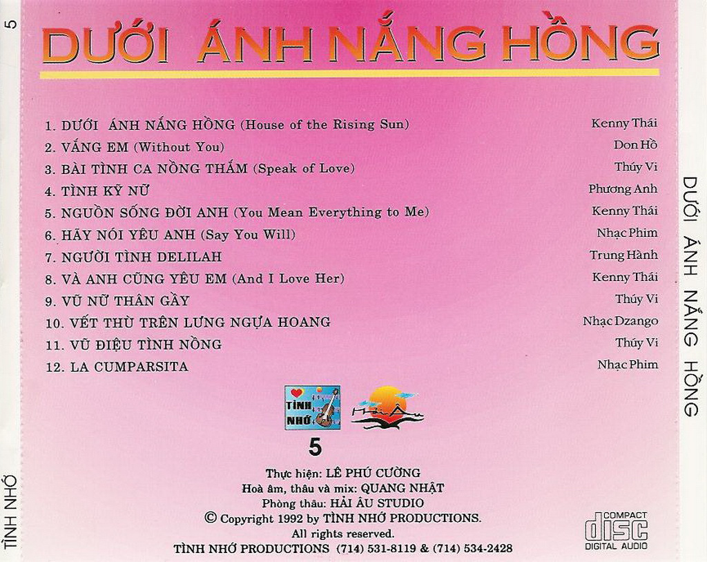 Tình Nhớ CD05 - Dưới Ánh Nắng Hồng