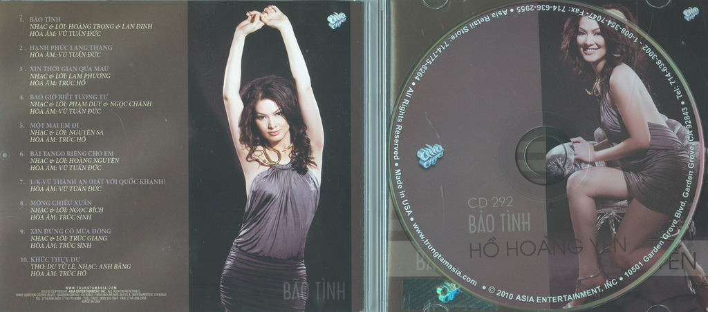 Asia CD292 - Hồ Hoàng Yến - Bảo Tình