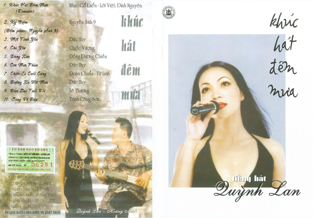 Sài Gòn CD - Quỳnh Lan - Khúc Hát Đêm Mưa