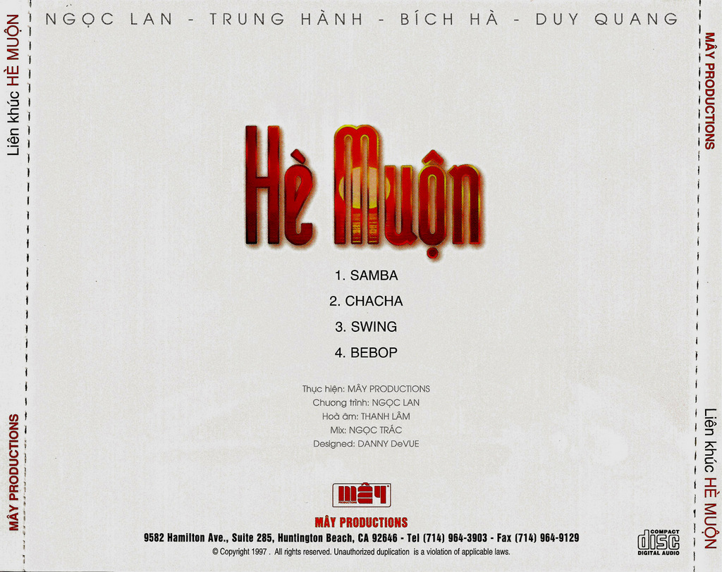 Mây CD - Liên Khúc Hè Muộn