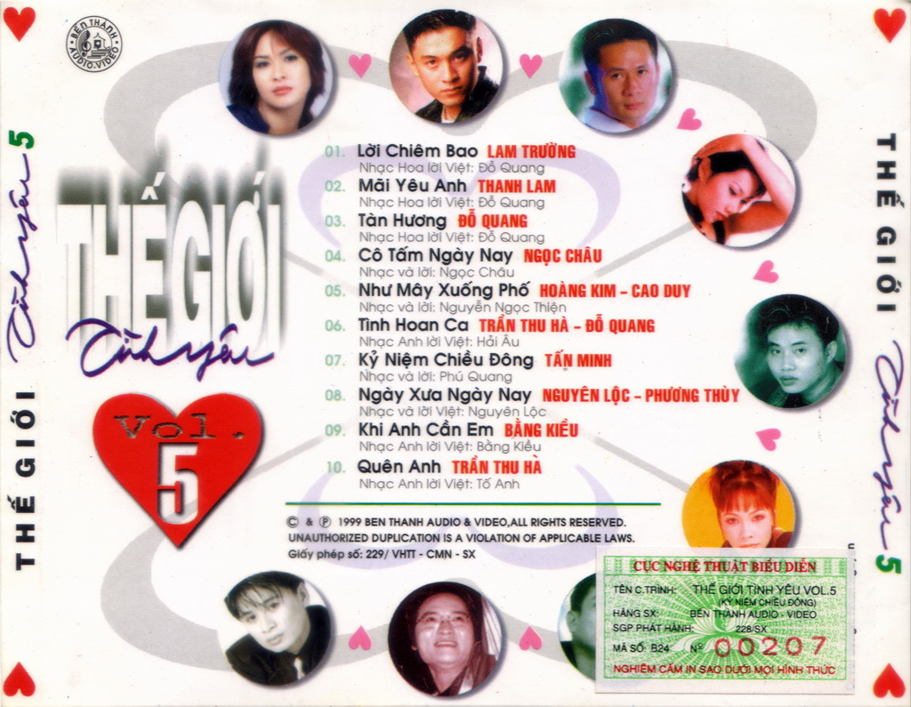 Bến Thành CD - Thế Giới Tình Yêu Vol.5