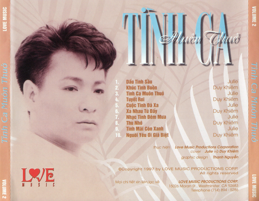 Love Music CD 02 - Tình Ca Muôn Thuở