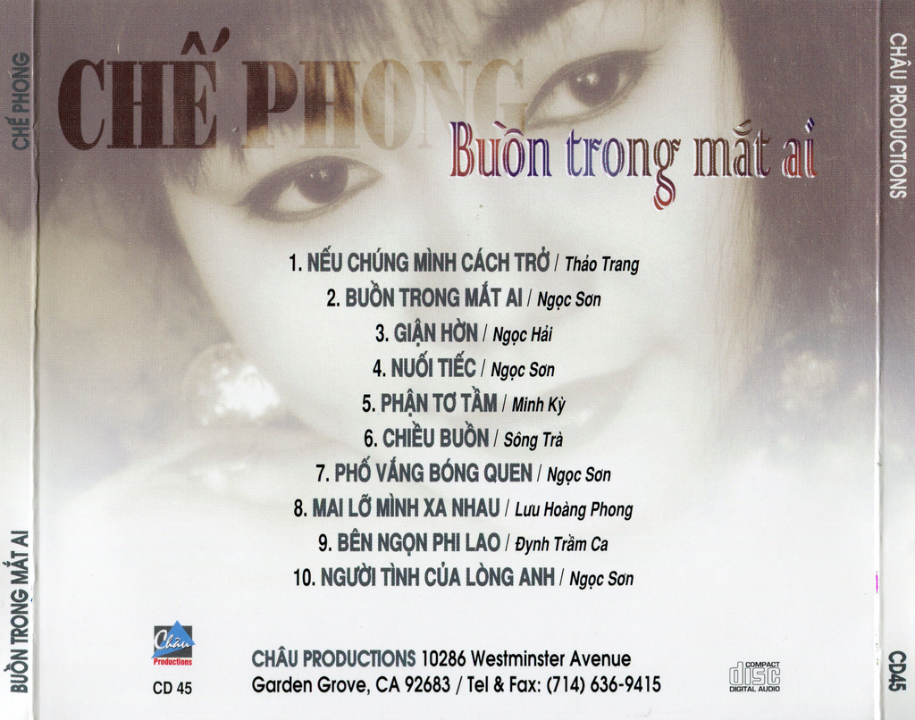 Châu CD 45 - Buồn Trong Mắt Ai