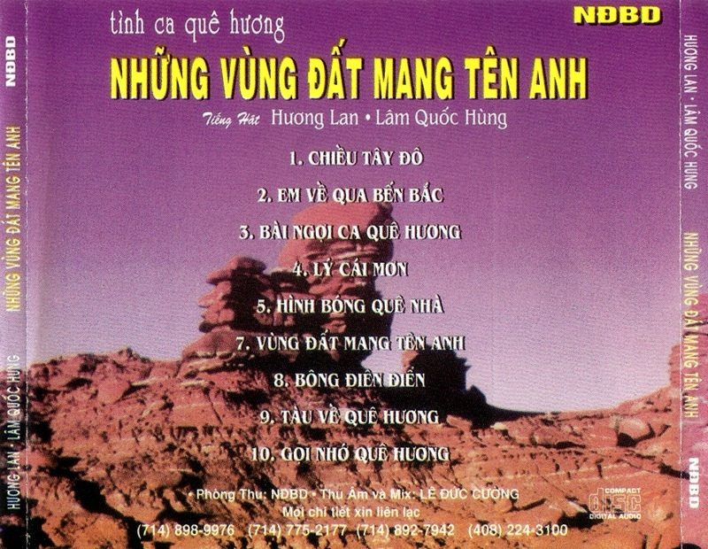 Người Đẹp Bình Dương CD - Những Vùng Đất Mang Tên Anh