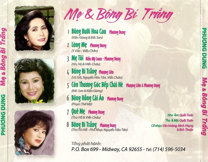 Phương Dung CD - Mẹ & Bông Bí Trắng