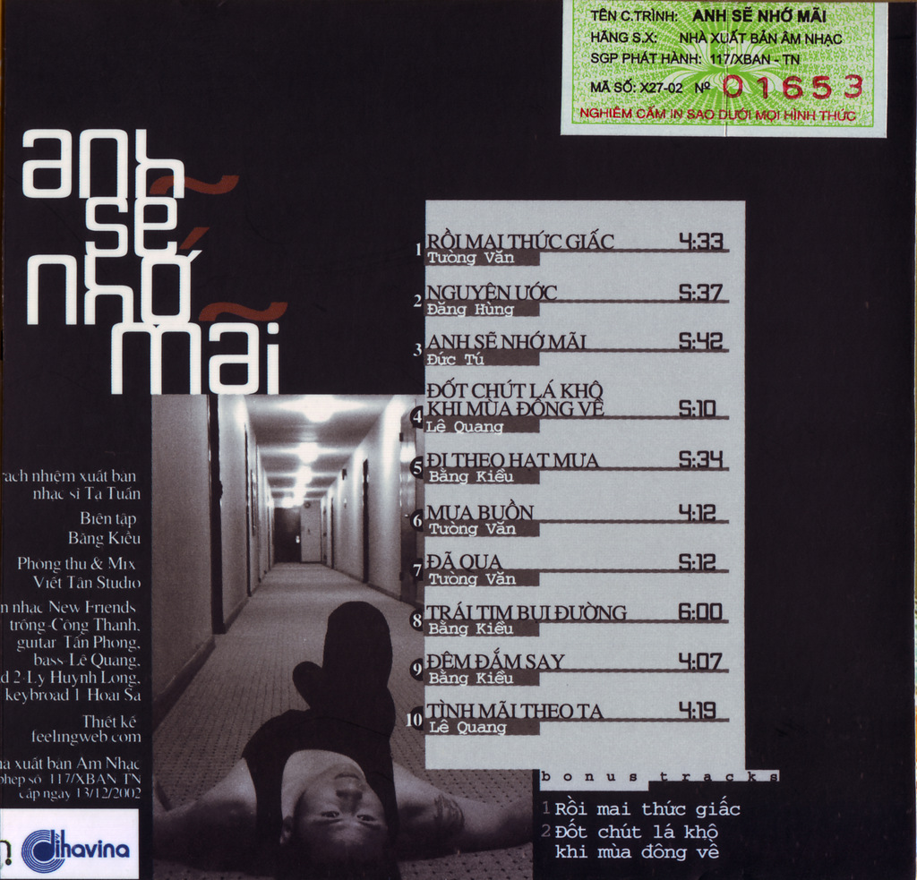 Dihavina CD - Anh Sẽ Nhớ Mãi
