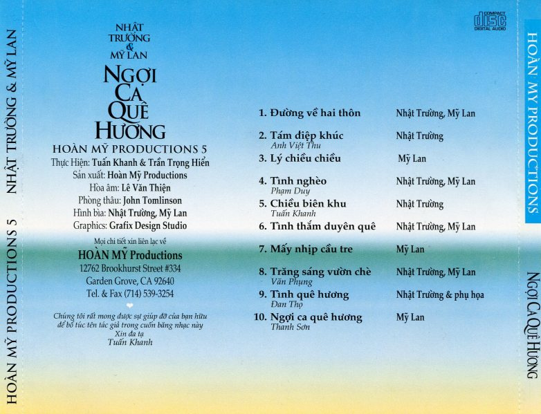 Hoàn Mỹ CD 005 - Ngợi Ca Quê Hương