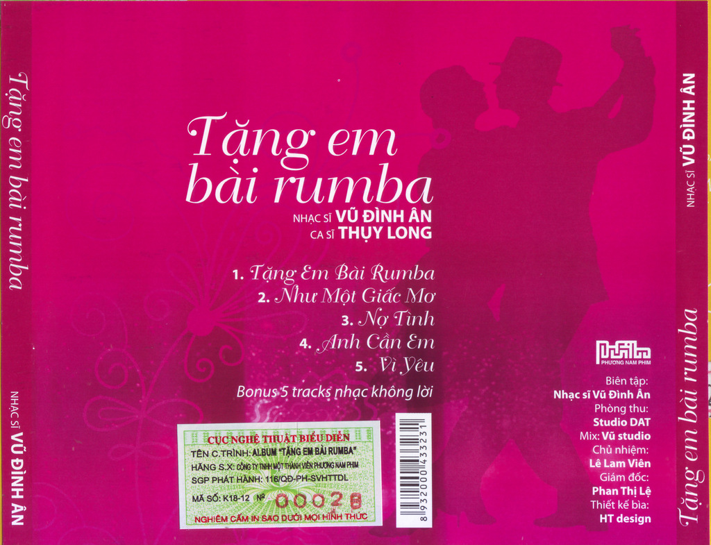 Phương Nam CD - Tặng Em Bài Rumba