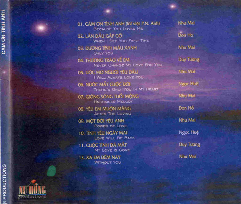 Nụ Hồng CD - Cảm Ơn Tình Anh