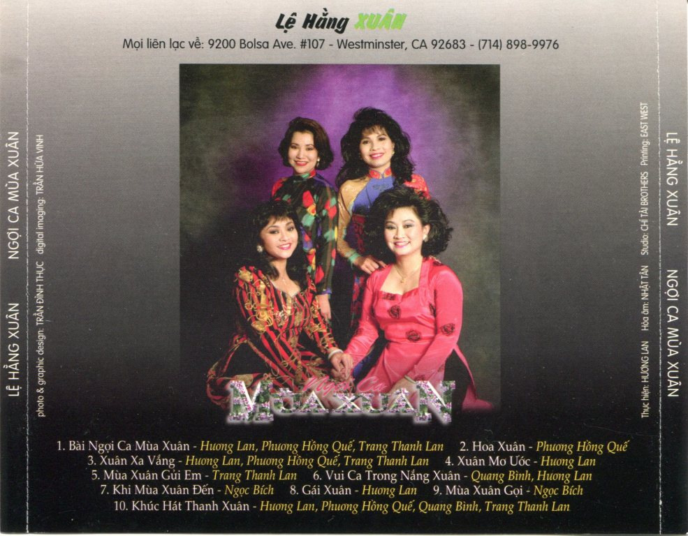 Lệ Hằng CD - Ngợi Ca Mùa Xuân