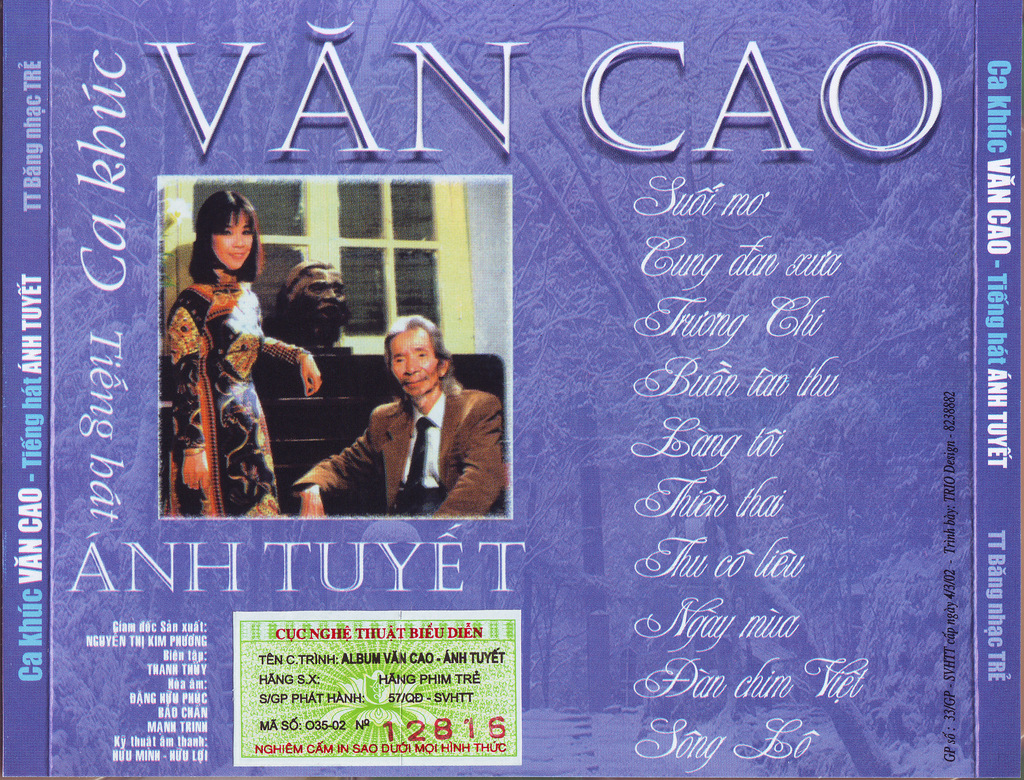 Hãng Phim Trẻ CD - Ca Khúc Văn Cao