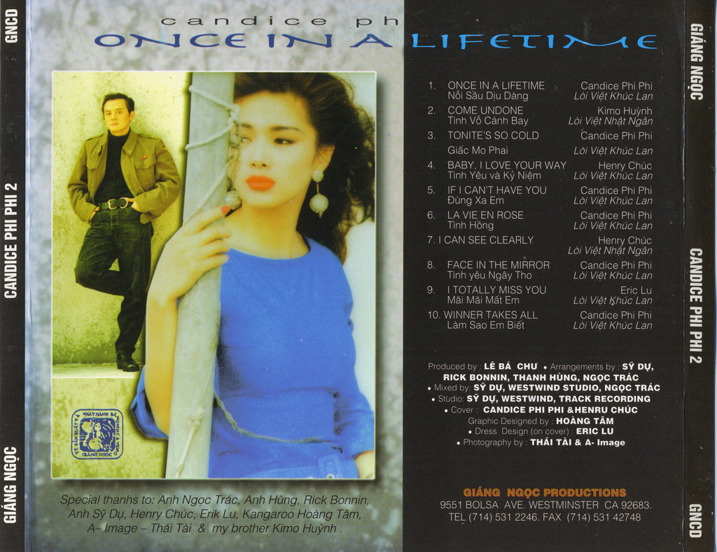 Giáng Ngọc CD 202 - Once In A Life Time