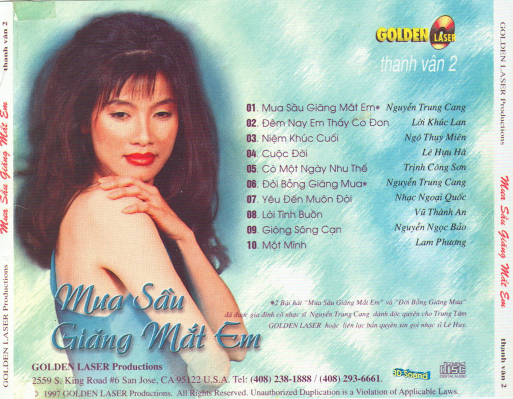 Golden Laser CD - Mưa Sầu Giăng Mắt Em