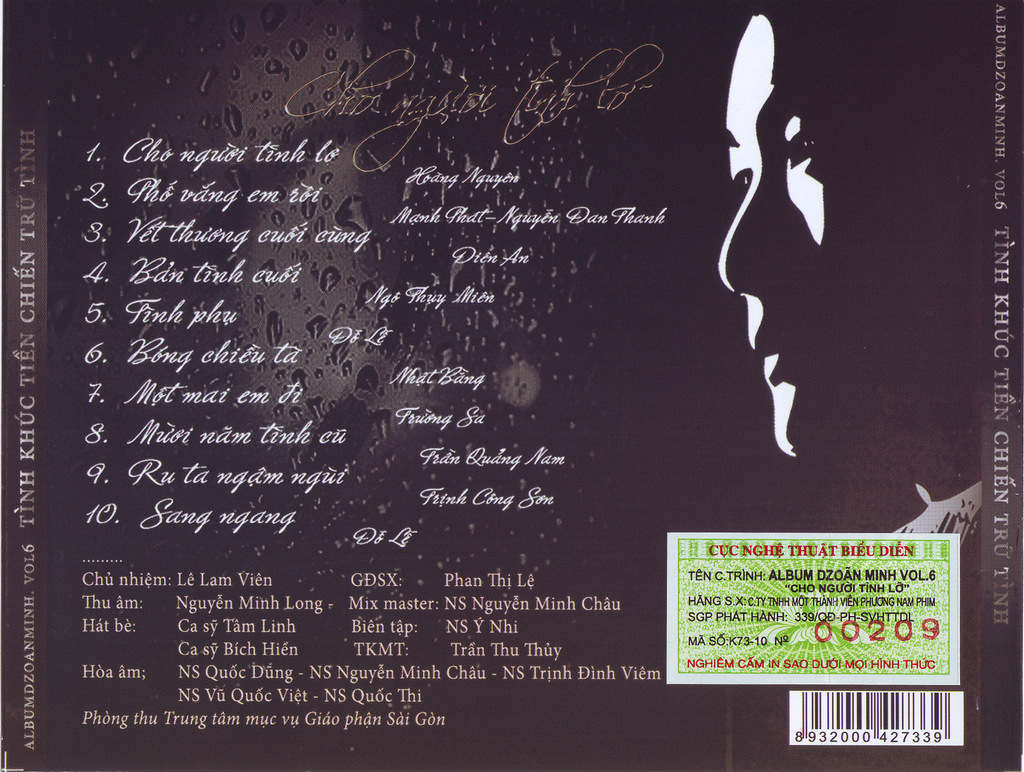 Phương Nam CD - Cho Người Tình Lỡ