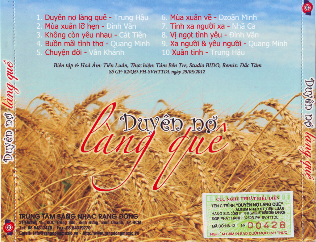 Rạng Đông CD - Duyên Nợ Làng Quê