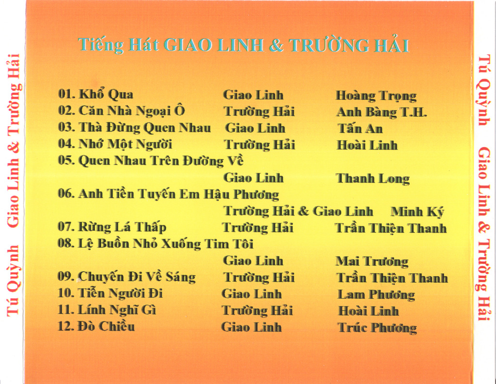 Tú Quỳnh CD - Khổ Qua