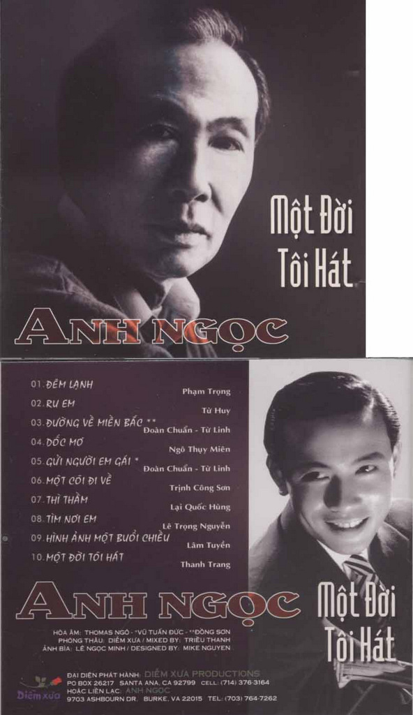 Diễm Xưa CD - Một Đời Tôi Hát