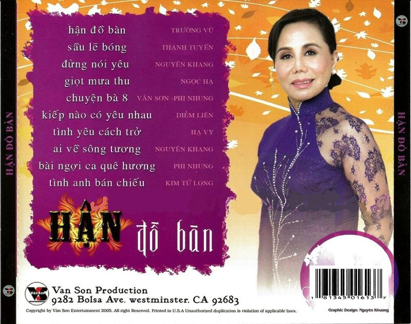 Vân Sơn CD - Hận Đồ Bàn