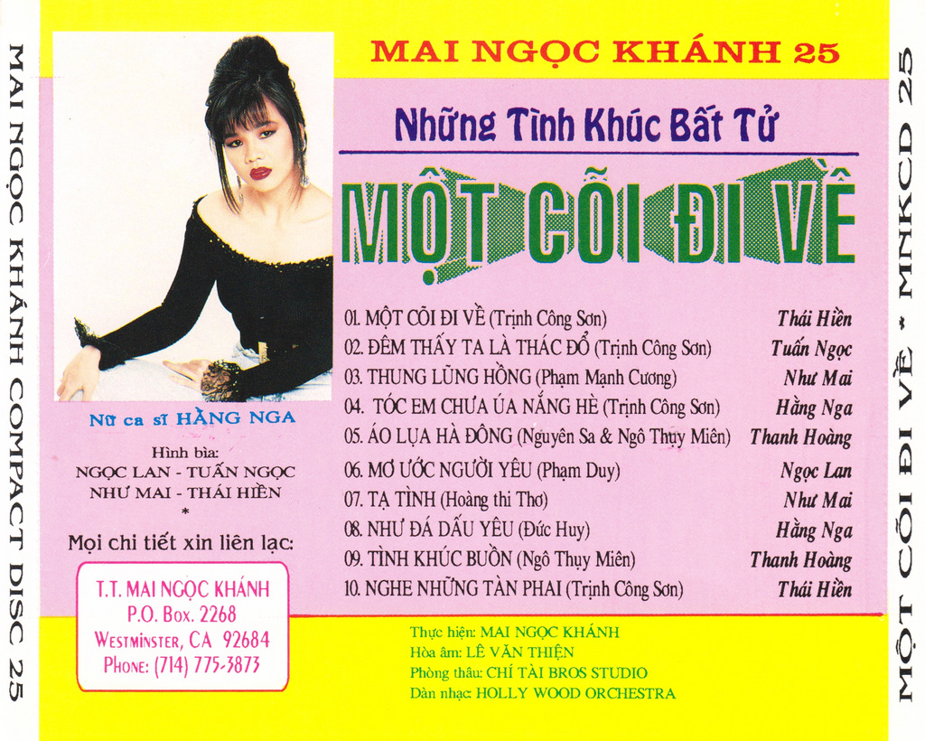 Mai Ngọc Khánh CD 025 - Một Cõi Đi Về