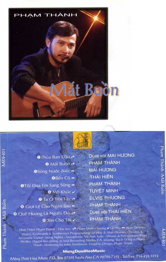 Mộng Dưới Hoa CD - Mắt Buồn