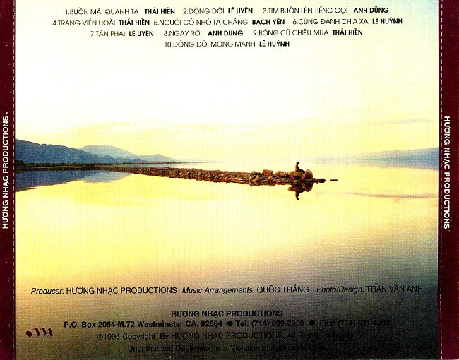 Hương Nhạc CD - Dòng Đời Mong Manh