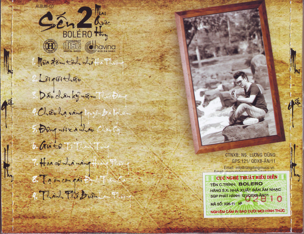 Dihavina CD - Mai Quốc Huy - Bolero