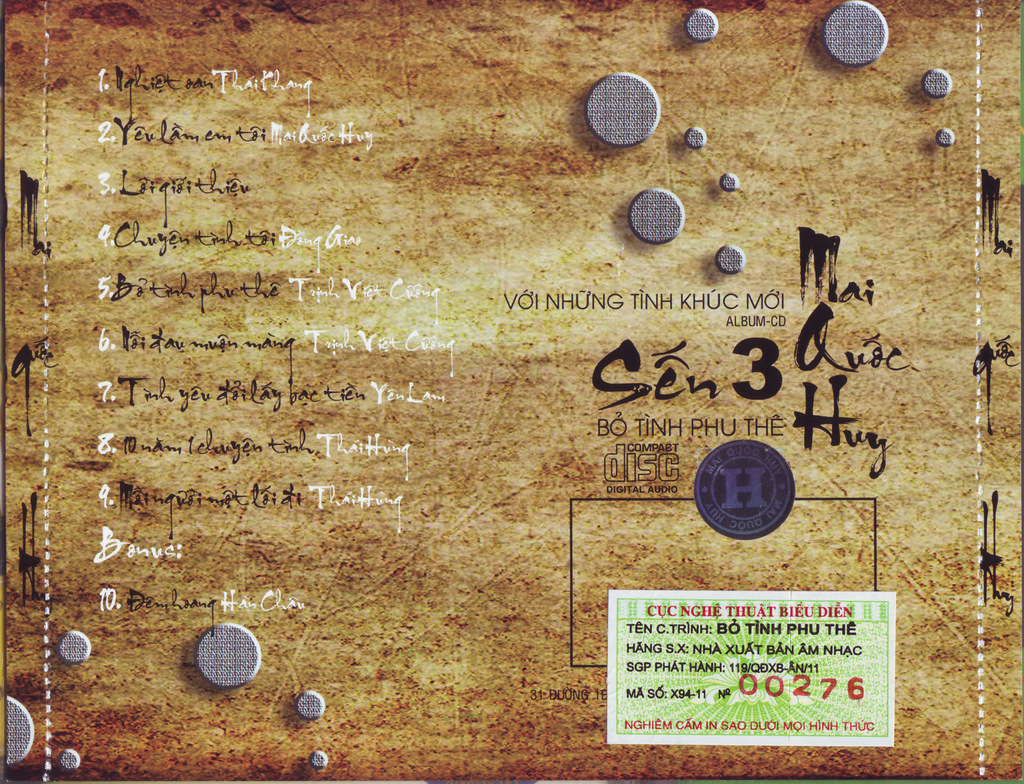 Dihavina CD - Bỏ Tình Phu Thê