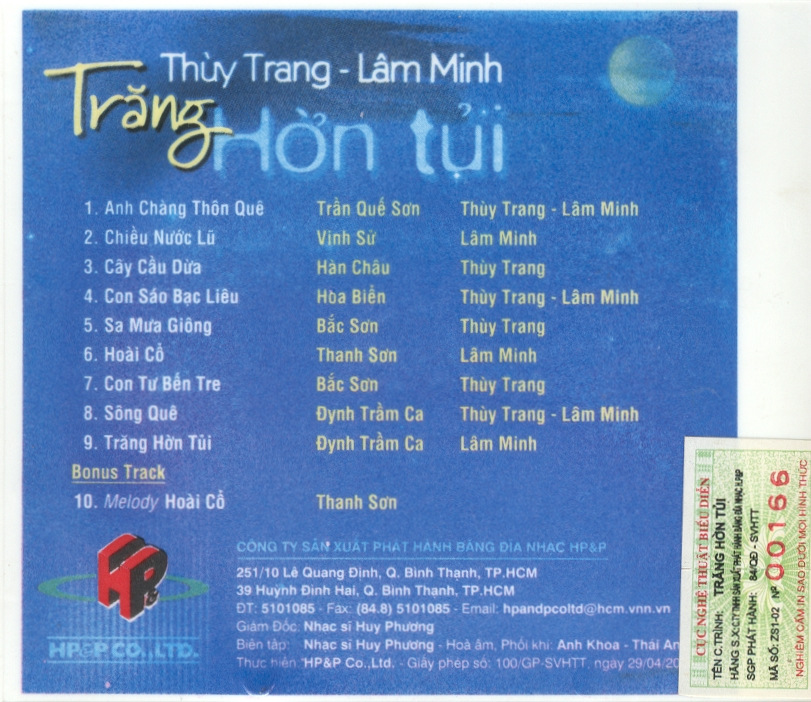 HP&P CD - Trăn Hờn Tủi