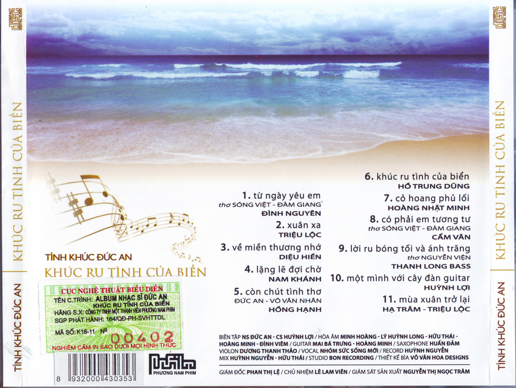 Phương Nam CD - Khúc Ru Tình Của Biển
