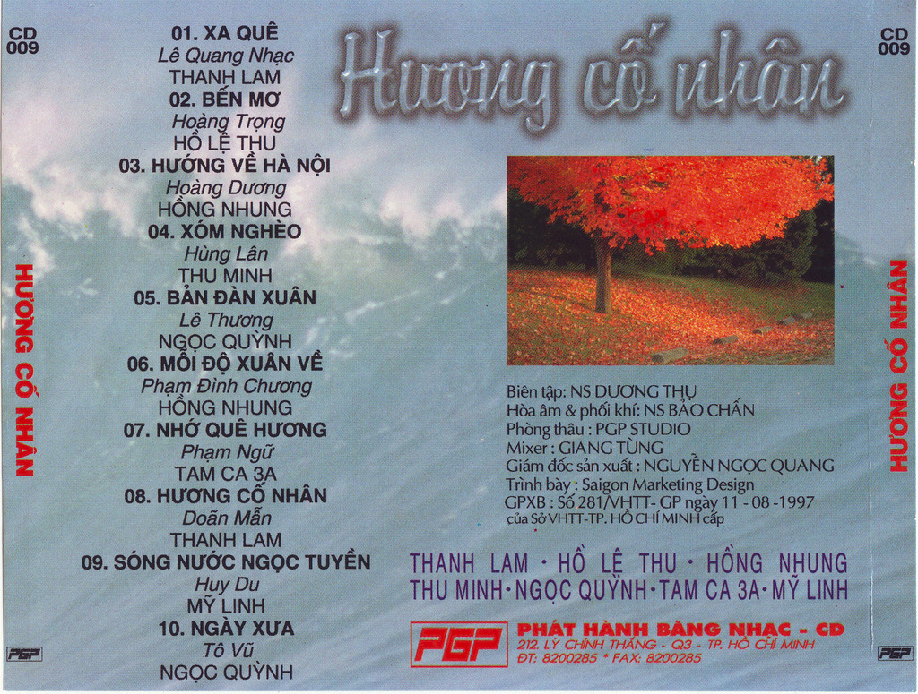 PGP CD - Hương Cố Nhân