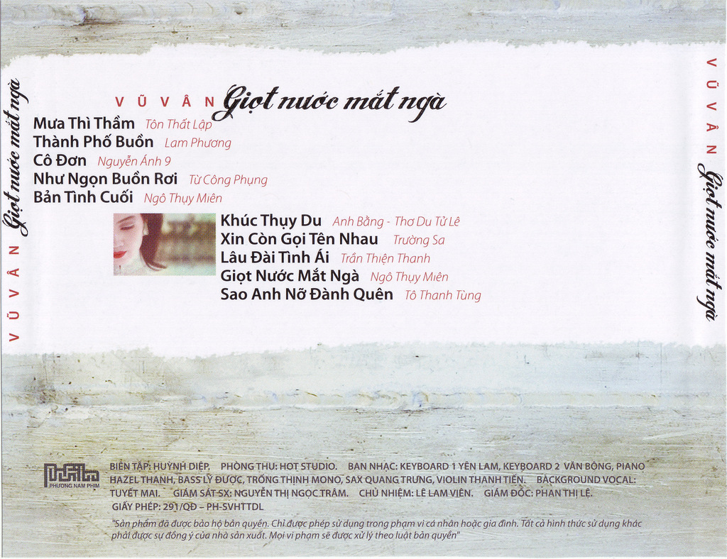 Phương Nam CD - Giọt Nước Mắt Ngà